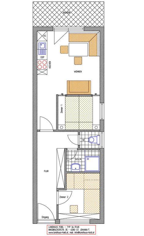 Landhaus Foidl 상트조한인티롤 객실 사진